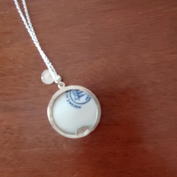 Necklace with Gefle Porcelain earrings to match - Picture 3 of 3